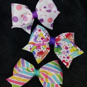 3 mini Hairbows